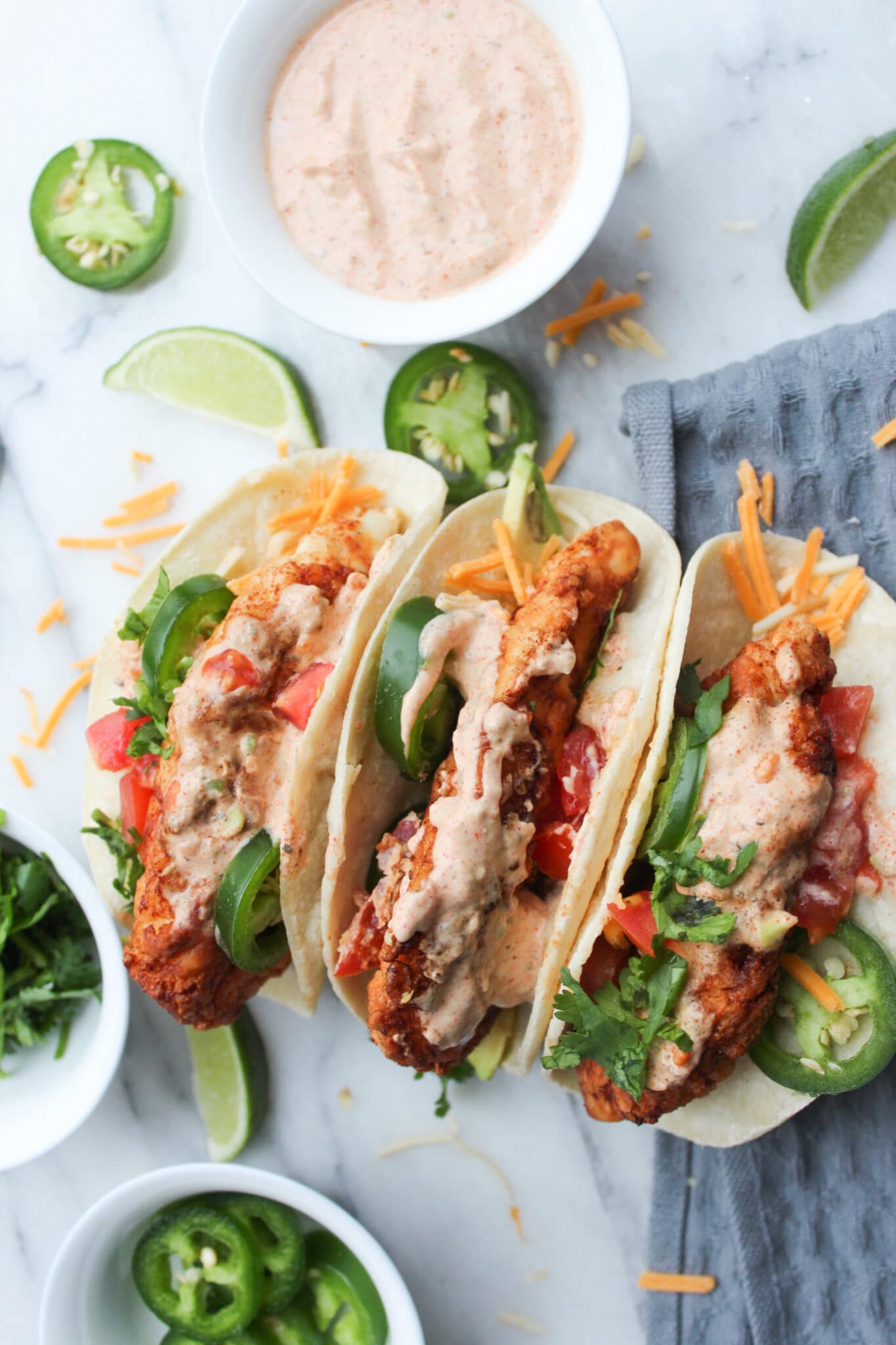 Fried Chicken Tacos Two Cloves In A Pot